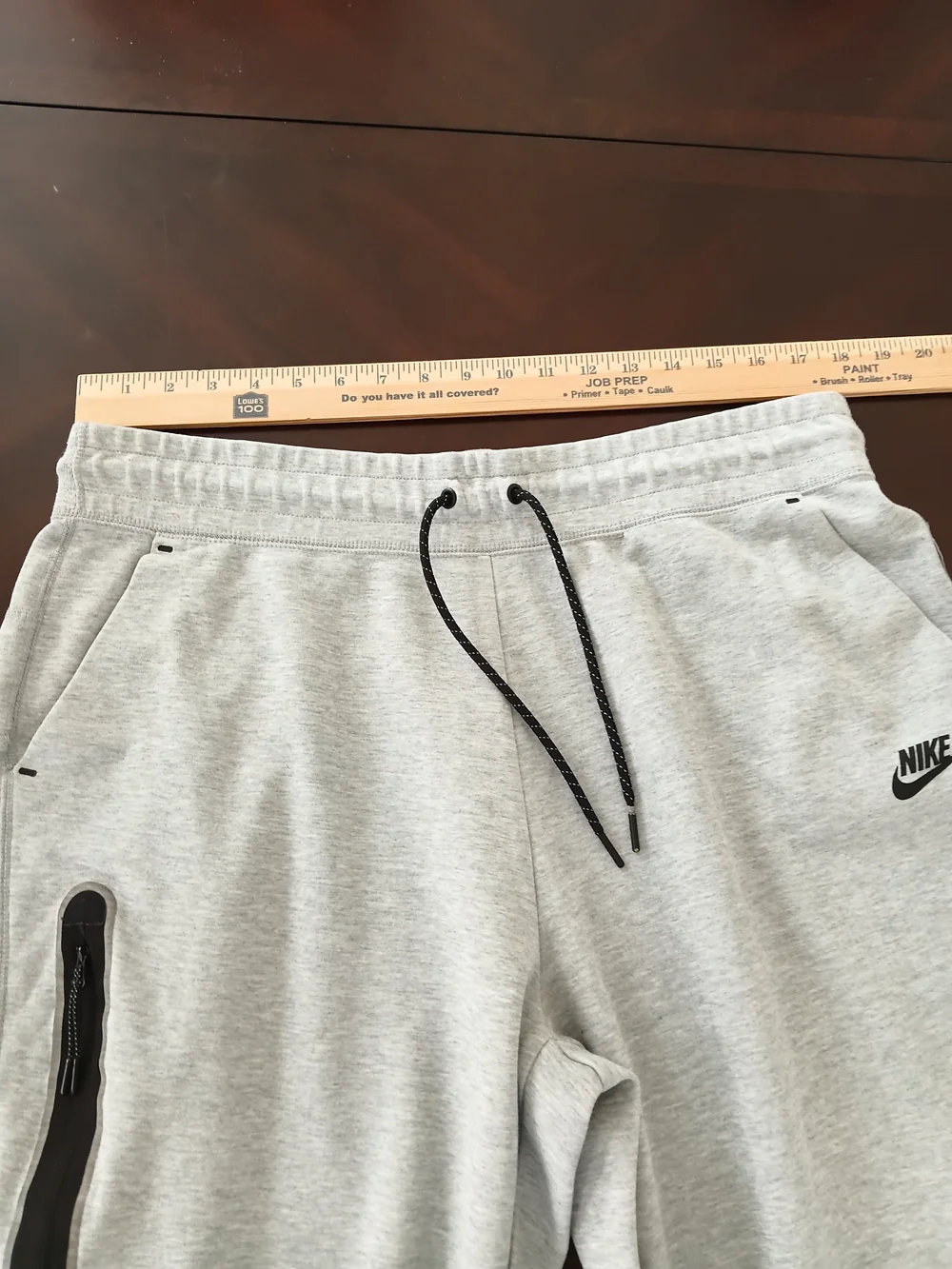 Nike Men's Sportswear Tech Gray Fleece Jogger Pants Size XL